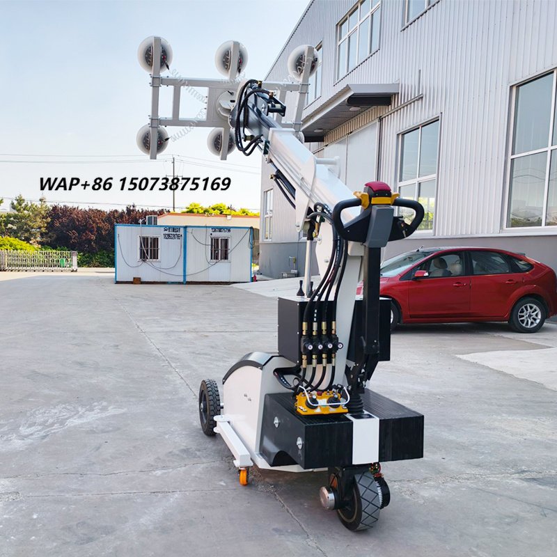 Vacuum Suction Cup Lifter - روبوت كهربائي لرفع ونقل الزجاج والجرانيت