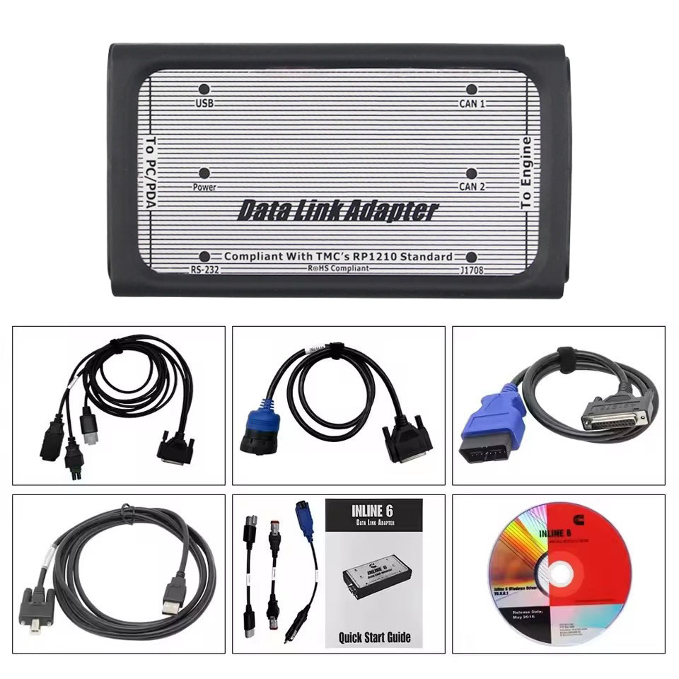 Heavy Equipment Diagnostic Tool - محول بيانات INLINE 6 V8.9 عالي
