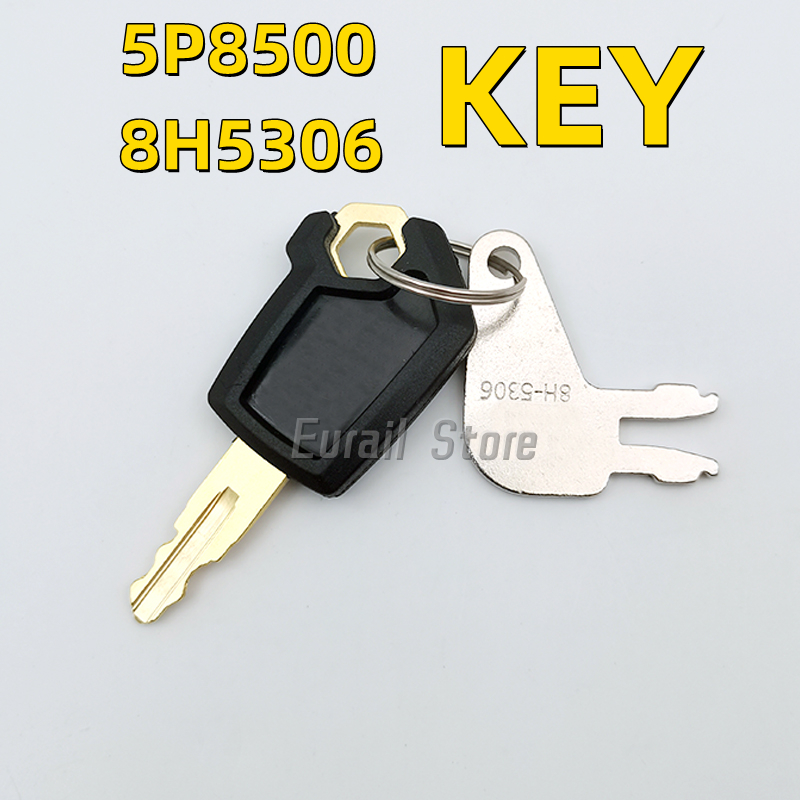 Heavy Equipment Logo - 5P8500 + 8H5306 مفتاح الإشعال ومفتاح