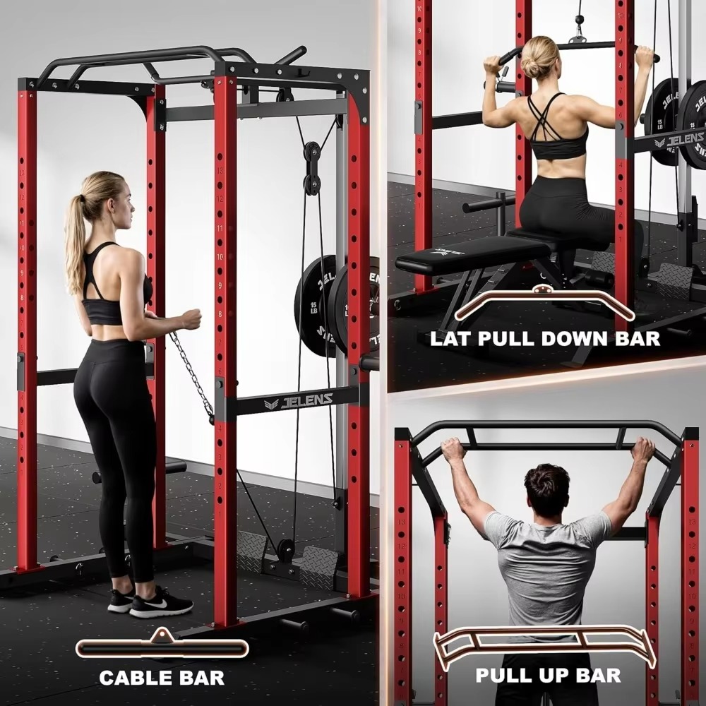 S21 Power Cage رف متعدد الوظائ - مراجعة Heavy Equipment Gym وسعره