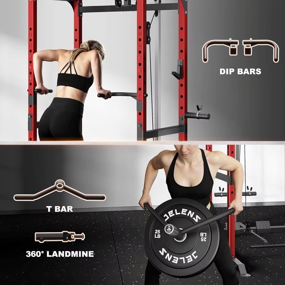 S21 Power Cage رف متعدد الوظائ - مراجعة Heavy Equipment Gym وسعره
