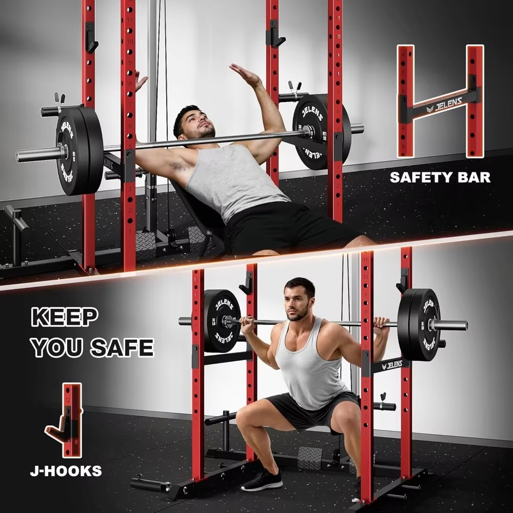 S21 Power Cage رف متعدد الوظائ - مراجعة Heavy Equipment Gym وسعره