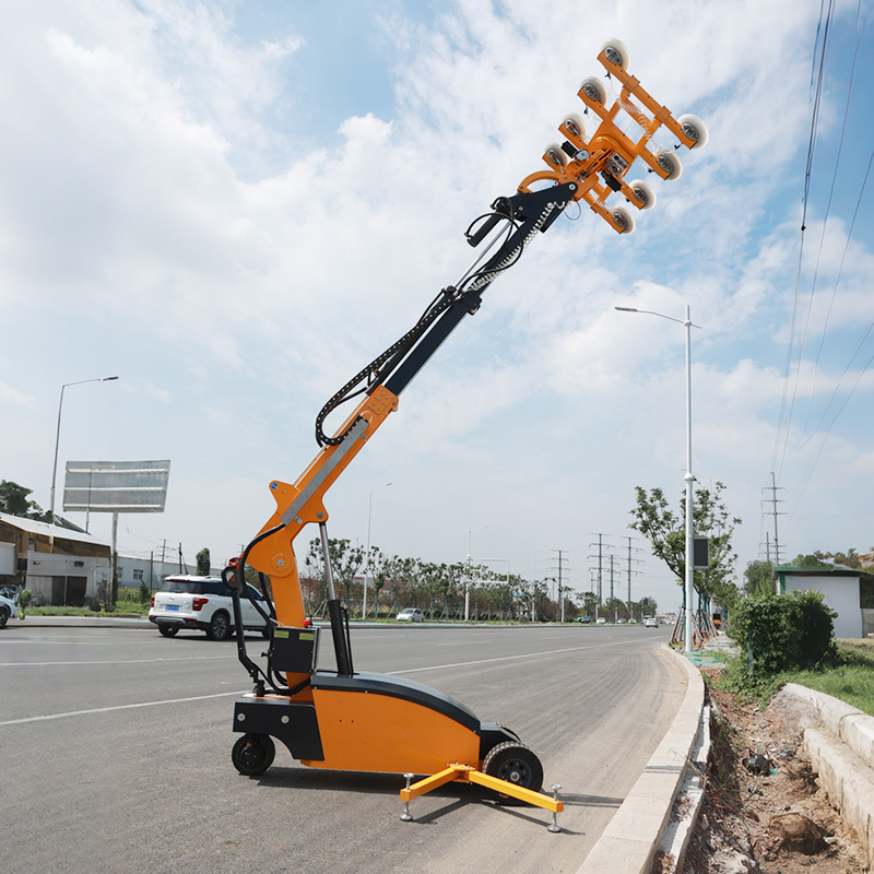 روبوت كهربائي لرفع ونقل الزجاج - مراجعة Vacuum Suction Cup Lifter وسعره
