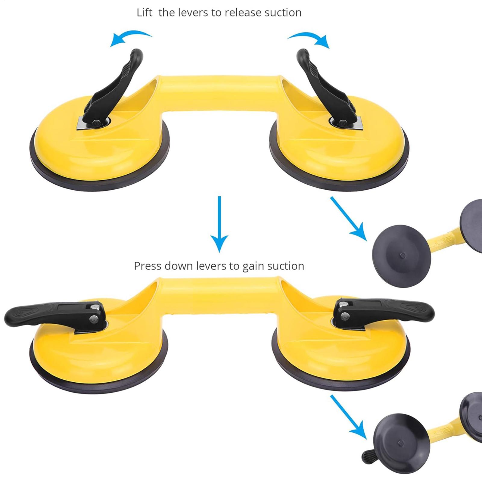 أكواب شفط شديدة التحمل، رافعة  - مراجعة Vacuum Suction Cup Lifter وسعره