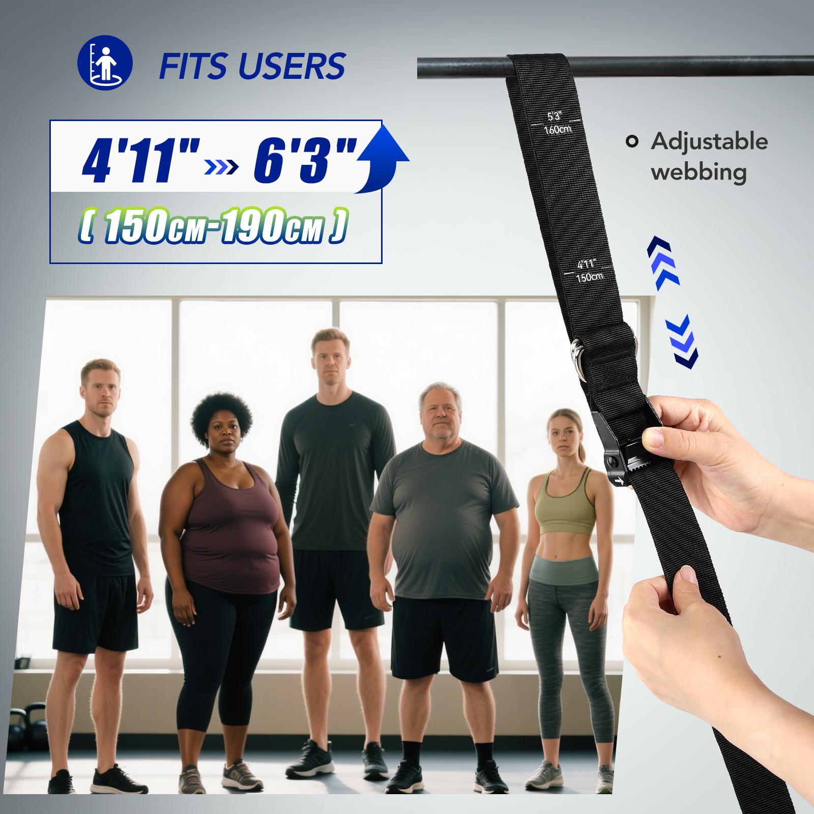 مجموعة أحزمة مقاومة قابلة للتع - مراجعة Heavy Equipment Gym وسعره