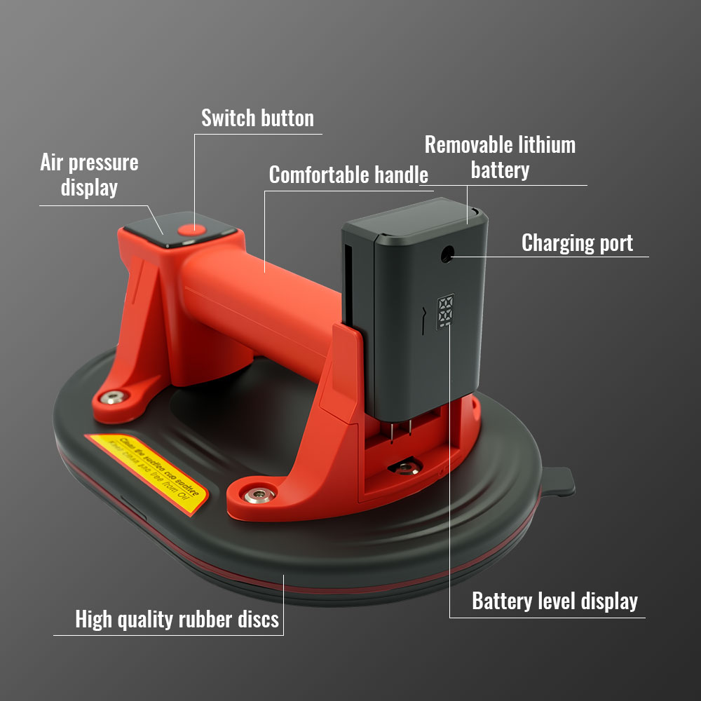 رافعة كهربائية ذكية للزجاج وال - مراجعة Vacuum Suction Cup Lifter وسعره