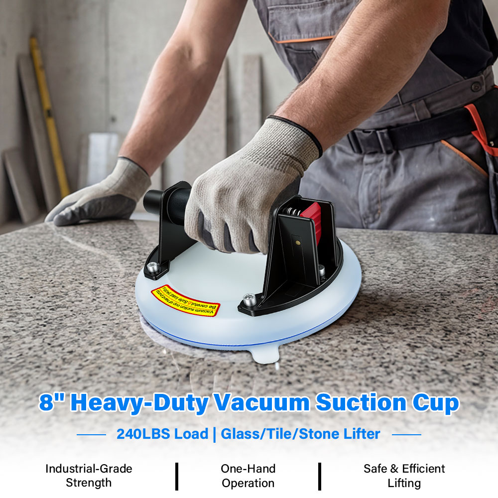 كوب شفط فراغي بقدرة حمل 220 كج - مراجعة Vacuum Suction Cup Lifter وسعره