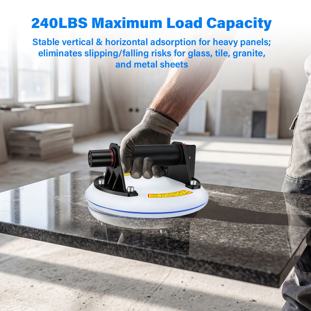 كوب شفط فراغي بقدرة حمل 220 كج - مراجعة Vacuum Suction Cup Lifter وسعره